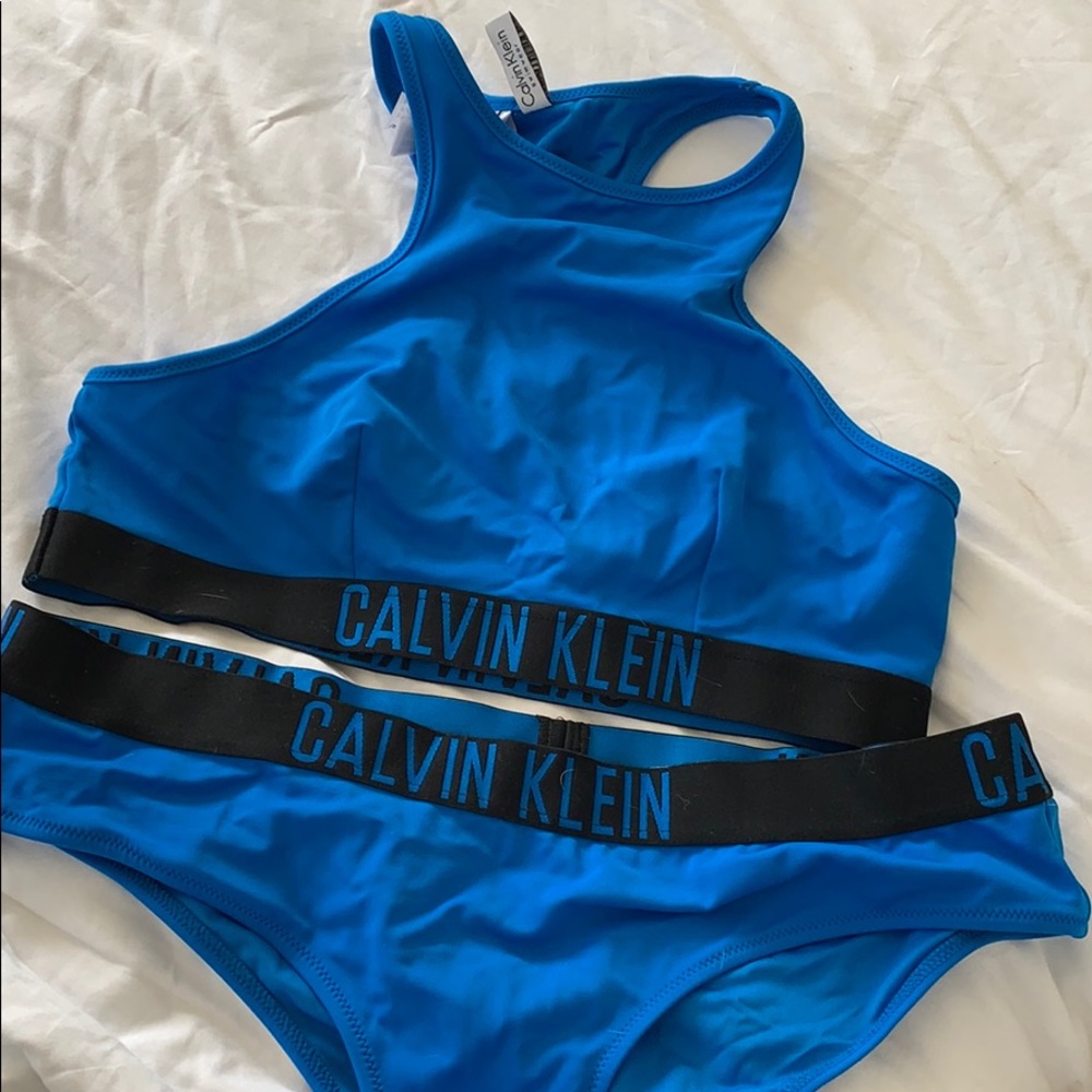 Calvin Klein blue bikini